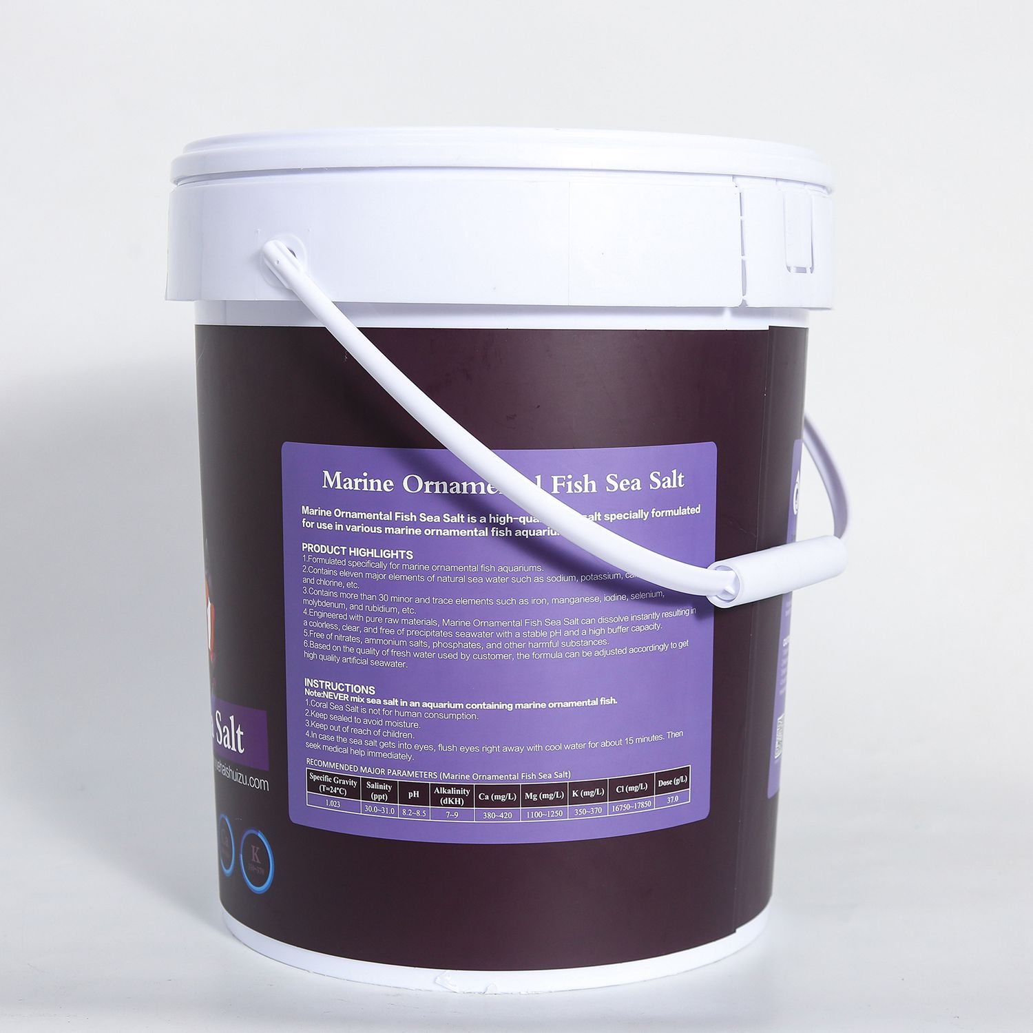 Marine ornamental fish sea salt-barrel